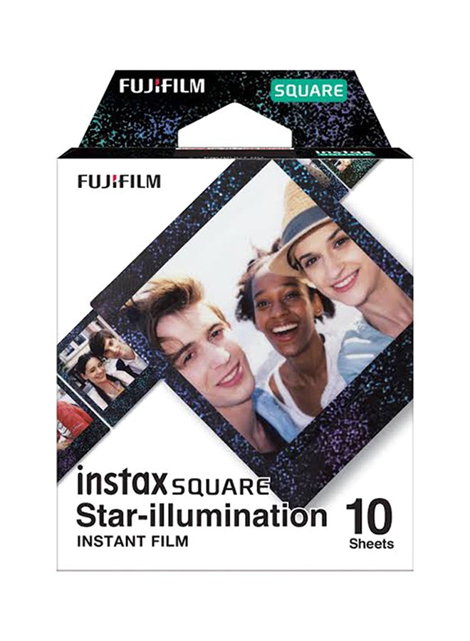 FUJIFILM Square Instant Film, 10 Exposures Multicolour - Image 1