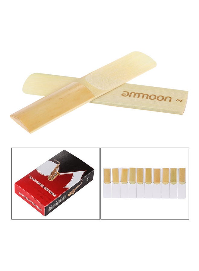 أمون مجموعة لسان للمزمار من قصب الخيزران القوي بمقاس 3.0 من 10 قطع - Image 5