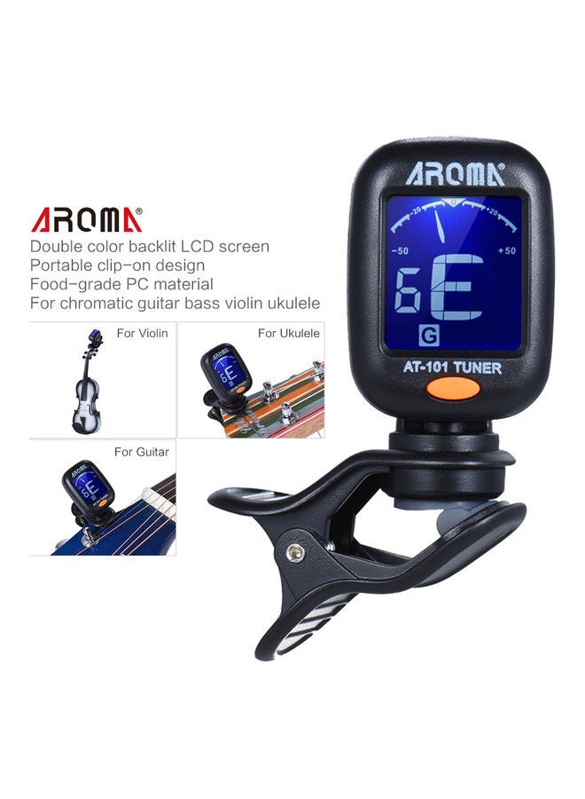 Aroma - Mini Clip-On Digital Tuner With Foldable Rotating Clip - Image 1