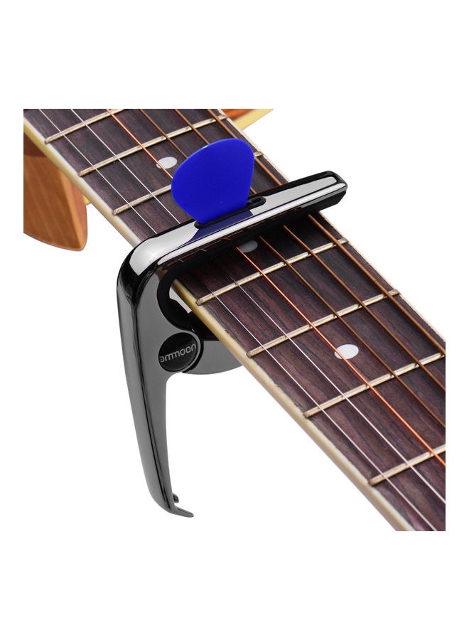 ammoon Guitar Capo With Pick Slot 3-Piece Picks - Image 5