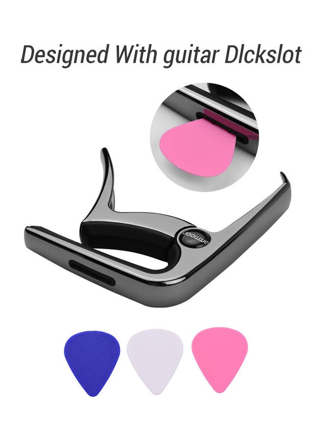 ammoon Guitar Capo With 3-Piece Picks  - Image 5