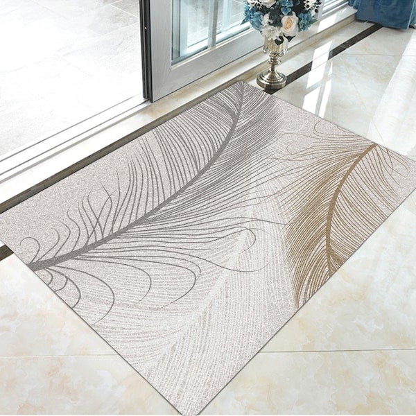 Simple Abstract Art Non-slip Supple Rectangle Rug multicolour 60*90(W*L)cmcm  - Image 4
