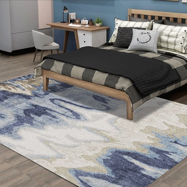 1 Piece Home Rug Blue 60*90(W*L)cmcm  - Image 5