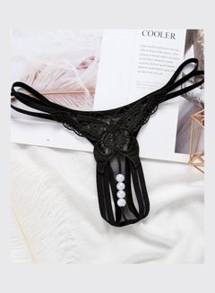 Butterfly Erotic Brief Black