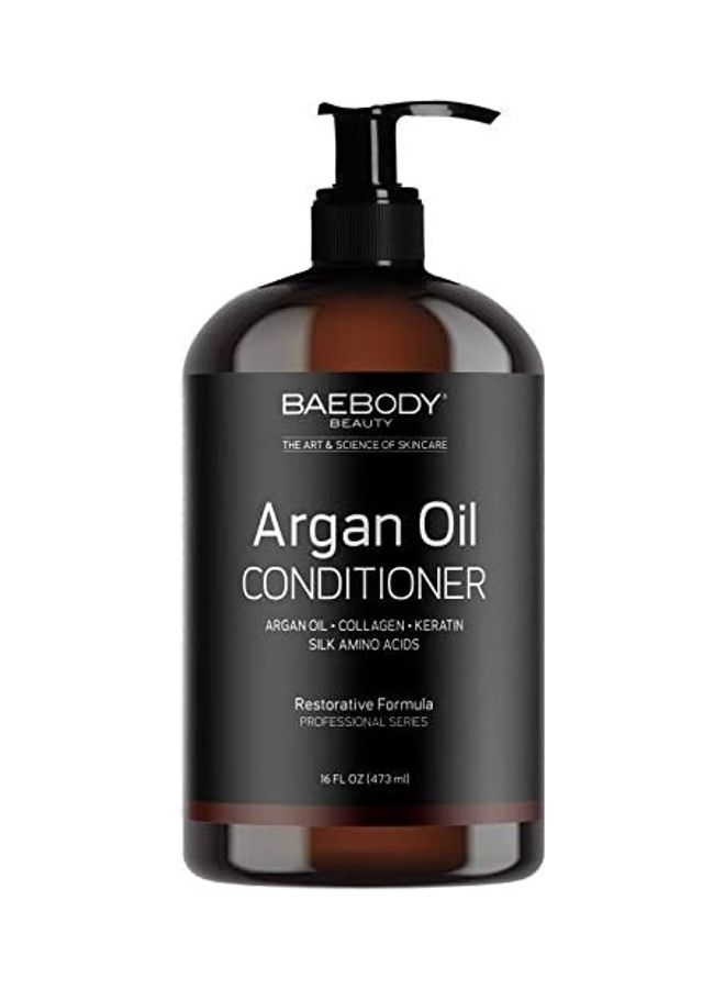 منعم شعر مصنوع من زيت الأرغان المغربي الطبيعي 473ملليلتر