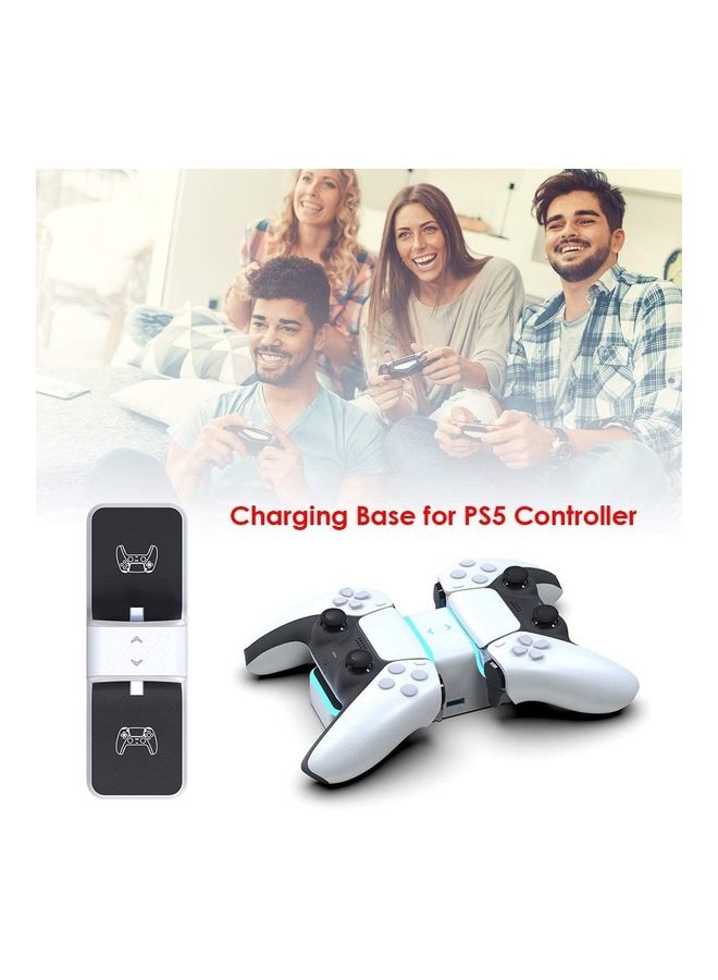 روك بو Controller Charger Dual USB Fast Charging Dock Station Stand -wired - Image 3