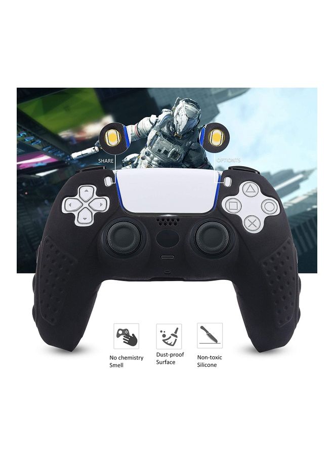Rock Pow - PS5 Controller Anti Slip Silicone Grip Skin Case Protector - PS4/PS5 - Image 1