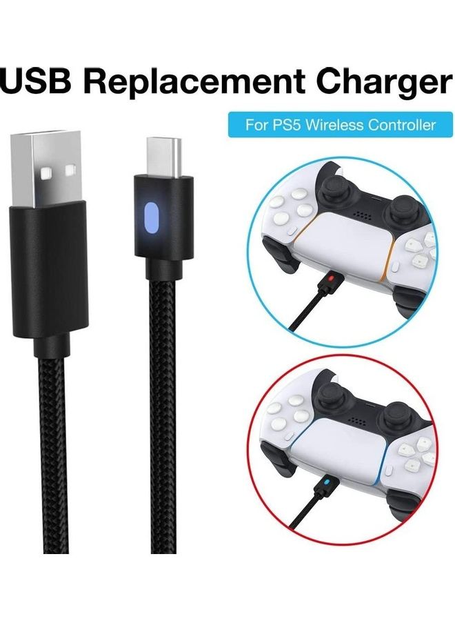 Rock Pow - 3M Type -C Charger Cable for PS5 Controller wireless - Image 1