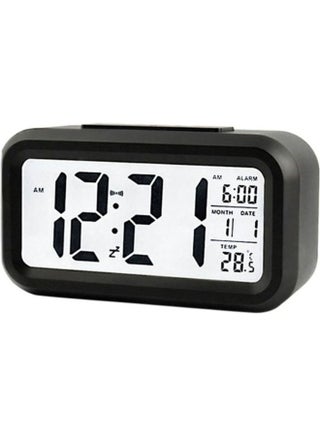 Digital Alarm Clock Black 130x72x44mm - v1609848047/N43434854A_1