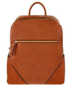 Judy Plain Backpack Tan