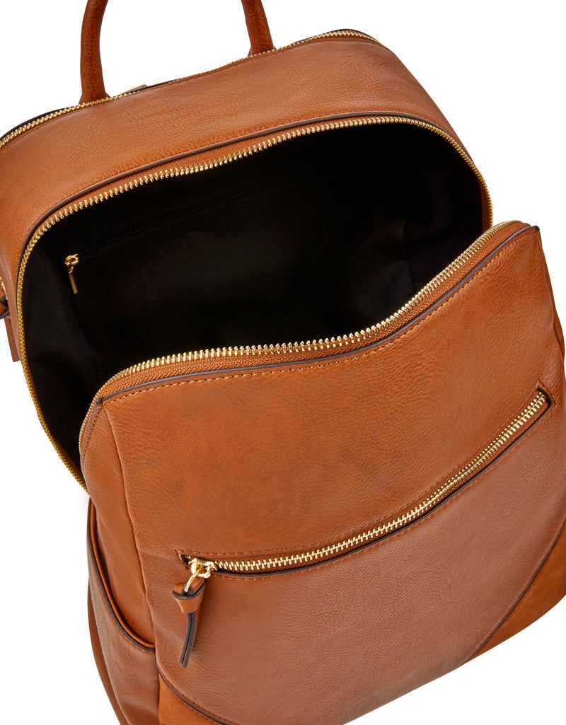Accessorize - Judy Plain Backpack Tan - Image 1