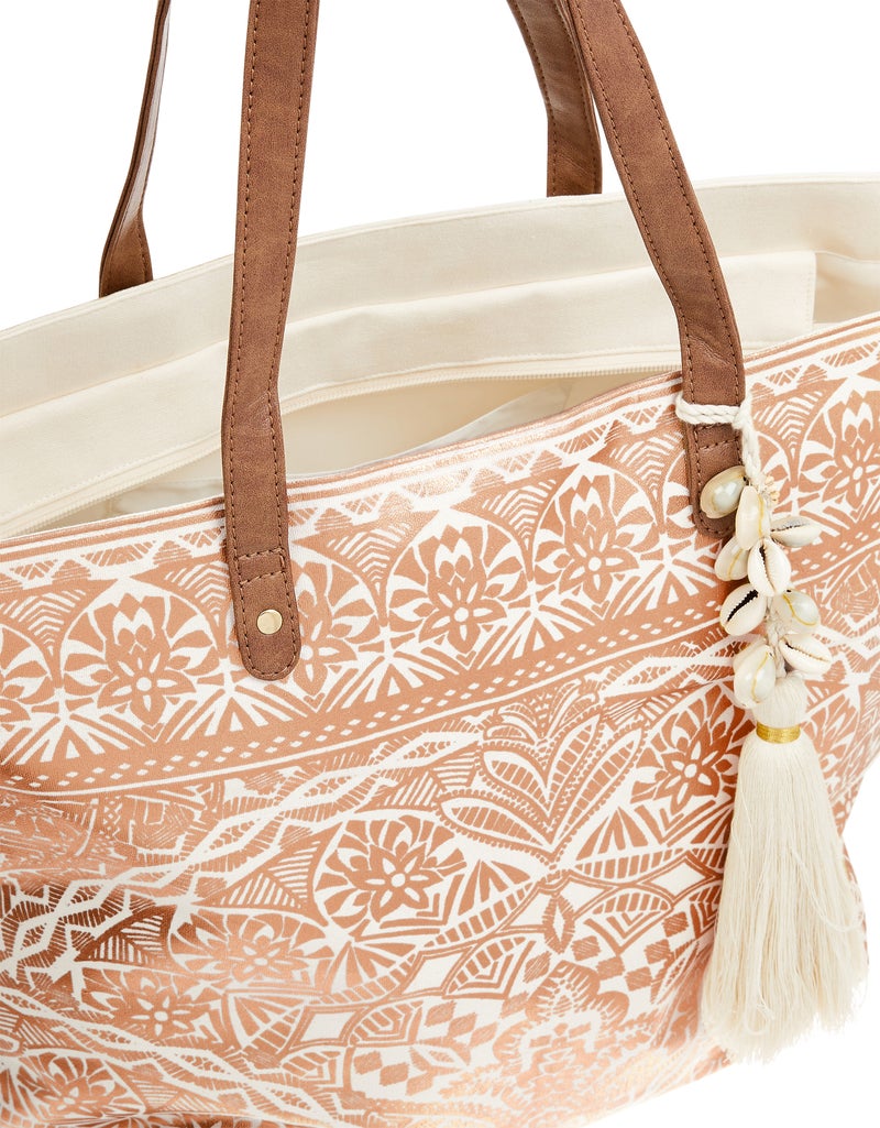 Accessorize - Kea Rose Gold Tote Bag Rose Gold - Image 1