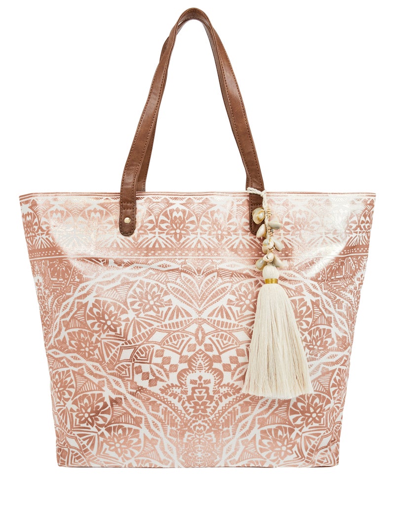 Accessorize - Kea Rose Gold Tote Bag Rose Gold - Image 1