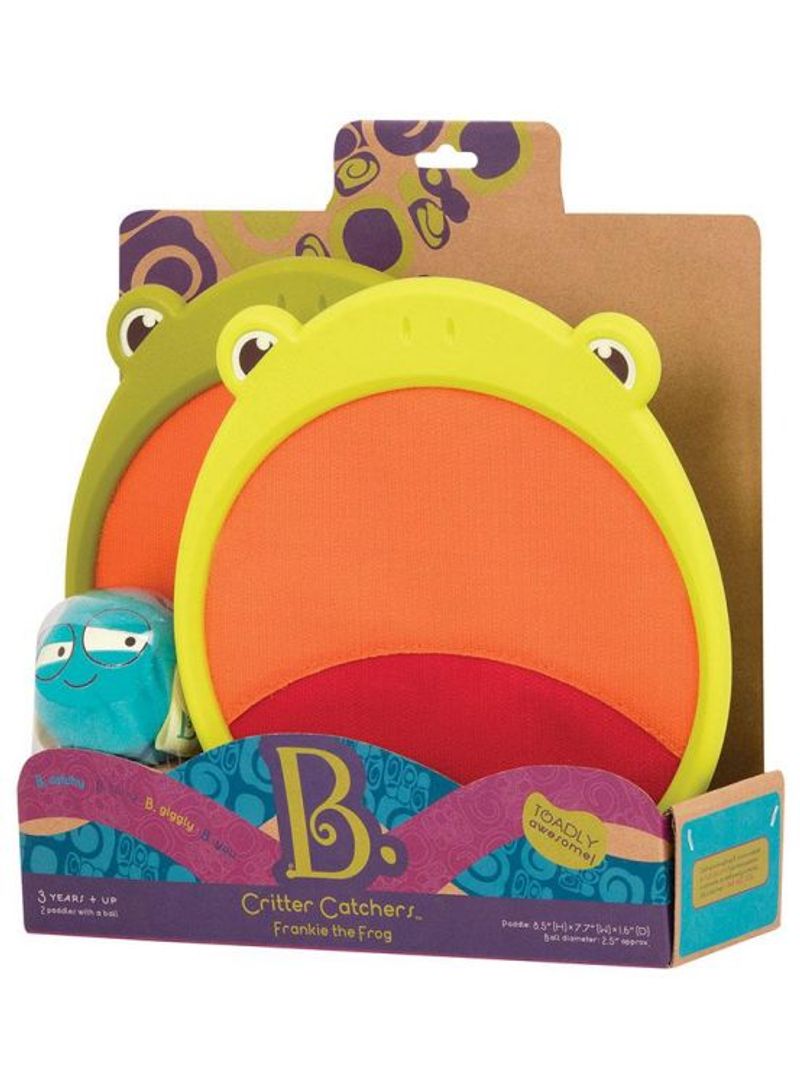 B. Toys Critter Catchers Frankie the Frog Catch Ball Game 50cm 