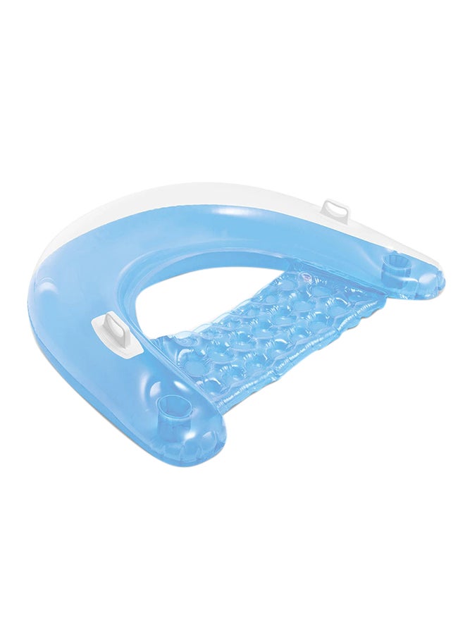 انتكس طقم عوامات قابلة للنفخ للجلوس في حوض السباحة مكون من قطعتين 152x99سم - Image 2