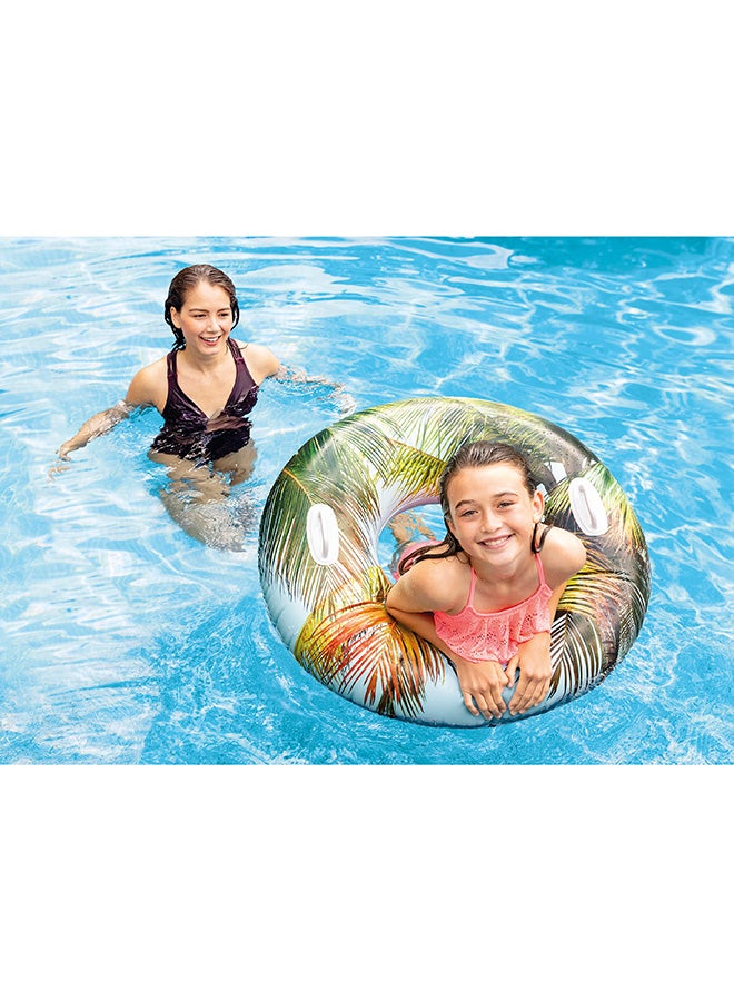 Lush Tropical Inflatable Pool Swim Tubes - Assortment 97cm