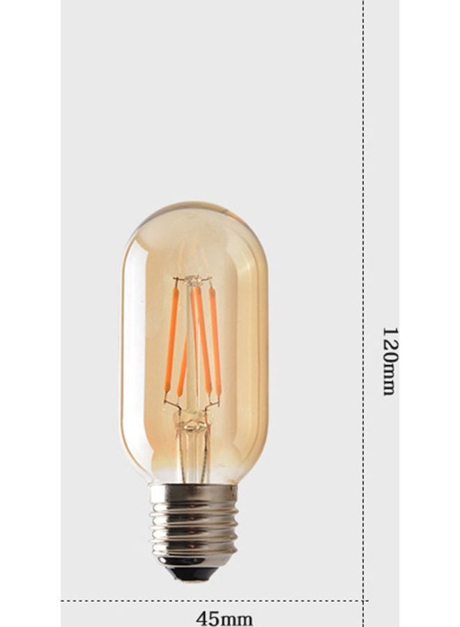 مصباح LED صناعي ذهبي 12x4.5سم - Image 1