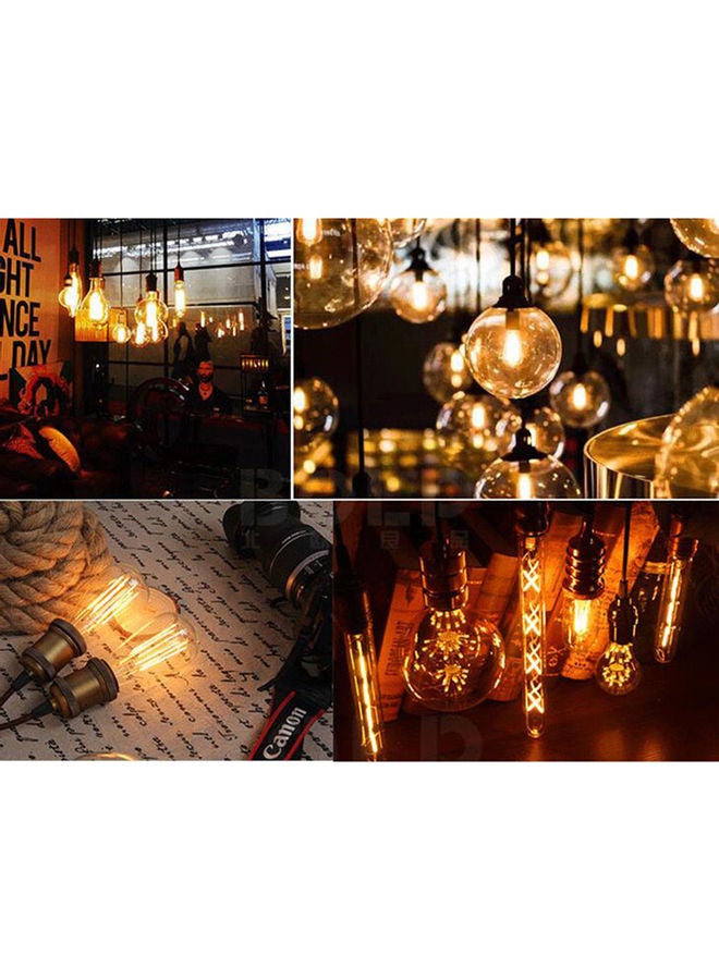 مصباح LED صناعي ذهبي 12x4.5سم - Image 2