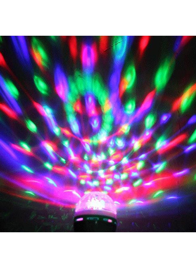 Auto Rotating RGB LED Bulb Multicolour 12x12cm  - Image 3