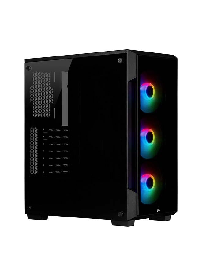 CORSAIR iCue 220T RGB Black Front Glass Edition - Image 3