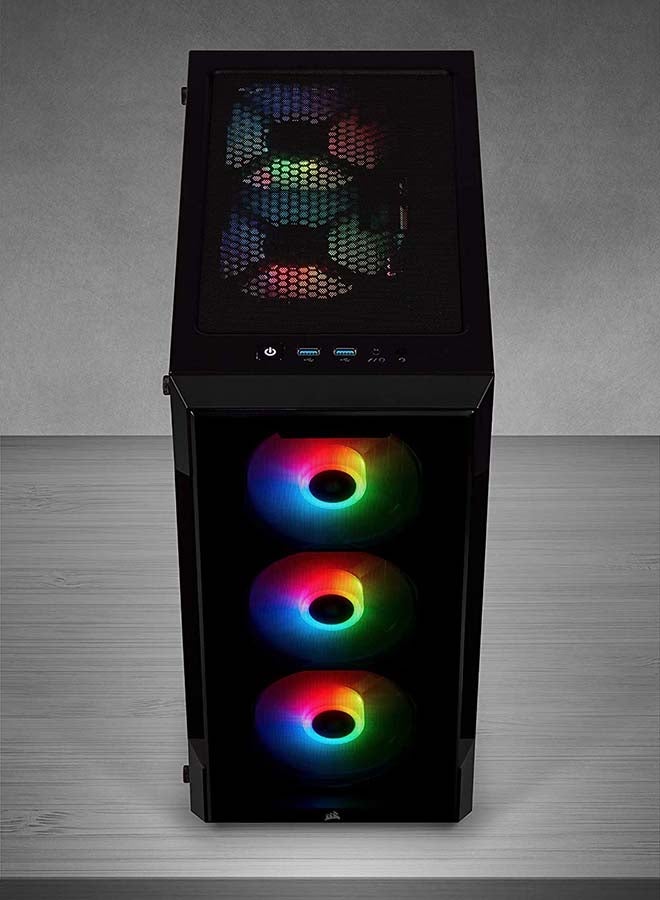 CORSAIR iCue 220T RGB Black Front Glass Edition - Image 5