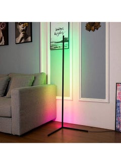 ماركة غير محددة مصباح أرضي LED ذكي RGB، مصباح LED عصري متغير اللون وقابل للتعتيم، قابس المملكة المتحدة، 20 وات  - Image 5