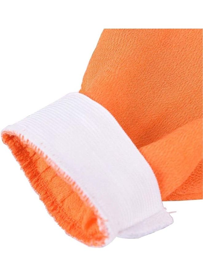 Generic - Pack of 4 HAI+ Exfoliating Moroccan Hammam Mitt Kessa Scrub Gloves,Remove Dead Skin Bath Body Scrub Mitt, for All Skin Types and Improve Blood Circulation, Shower, Spa, Dead Skin Cell Remover multicolour 24.3 x 17.2 x 1.9cm - Image 1
