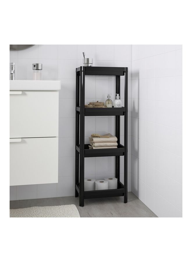 Generic Vesken Shelf Unit black 36x100cm  - Image 2