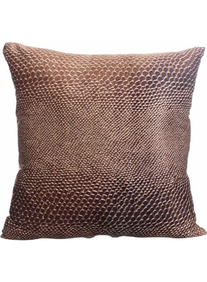 غطاء وسادة ديكور مخملي برون بني 45x45سم