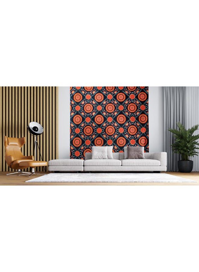 HENDI Deep Classic Decoration Canvas Wall Art Painting Coral/Multicolour 220x200cm - Image 1