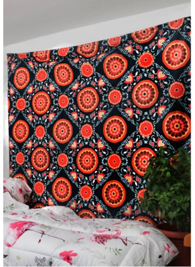 HENDI Deep Classic Decoration Canvas Wall Art Painting Coral/Multicolour 220x200cm - Image 2