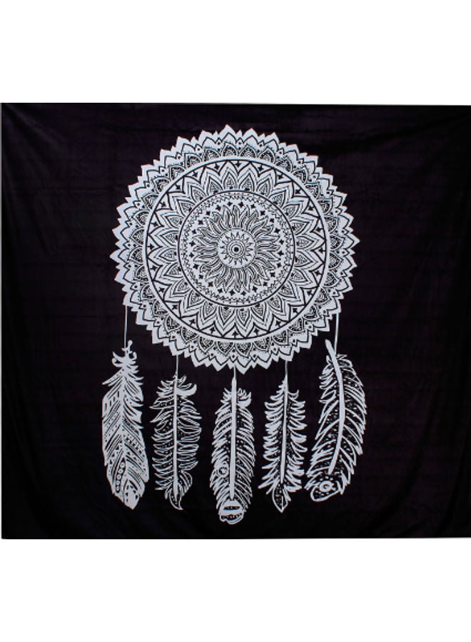 HENDI Dream Cathcer Decoration Canvas Wall Art Painting Black/White 220x200cm - Image 4