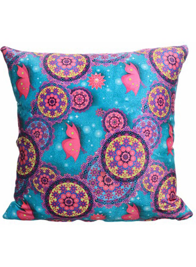 وسادة ديكور هنتو بملمس مخملي متعدد الألوان 45x45سم