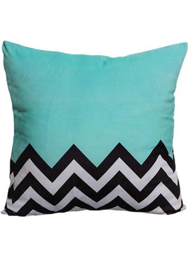 وسادة ديكور أدريا بملمس مخملي أزرق/ أبيض/أحمر 45x45سم