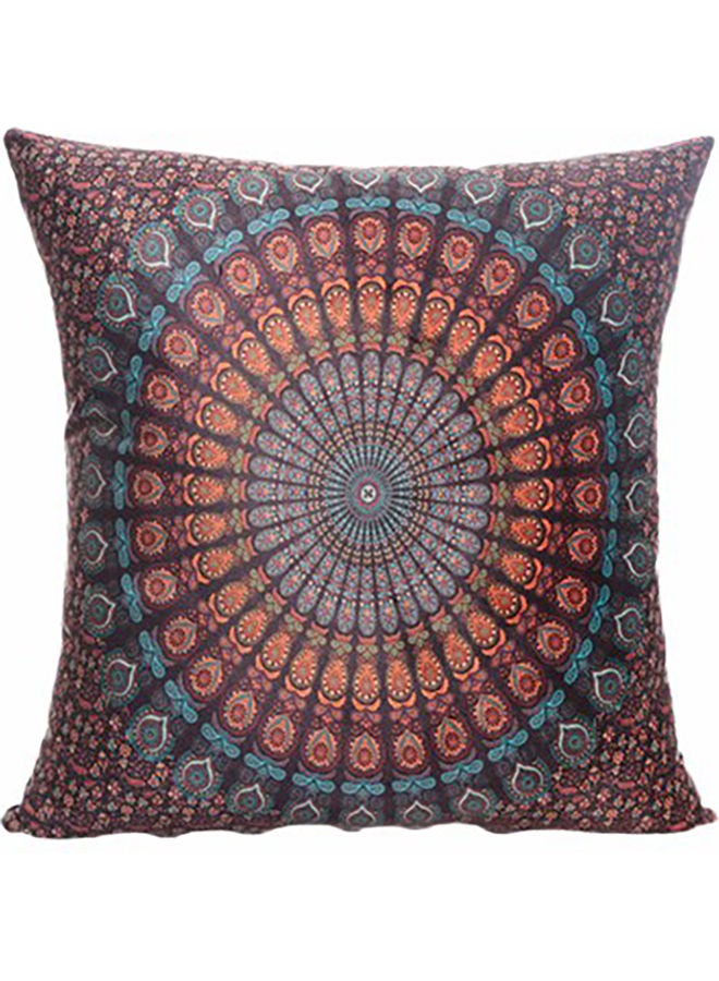 Enlightened Soul Warm Velvet Decorative Cushion Multicolour 45x45cm
