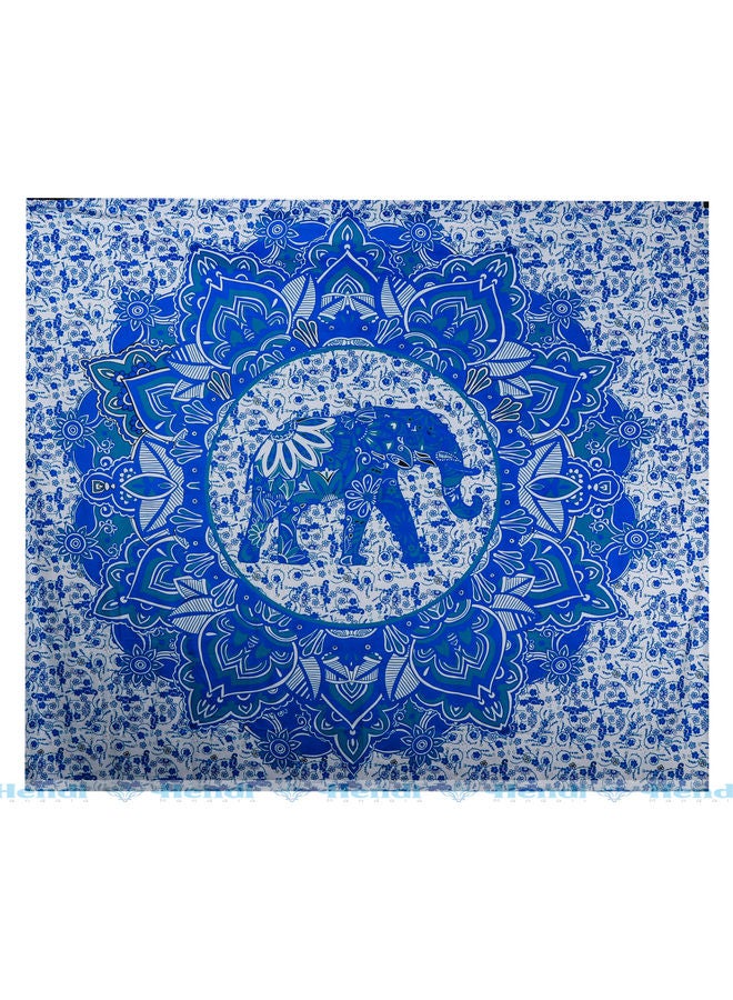 HENDI Holy Gala Blury Decoration Canvas Wall Art Painting Blue/White - Image 2