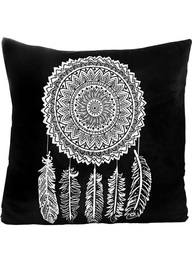 Dream Cathcer Decorative Cushion Black/White 45x45cm