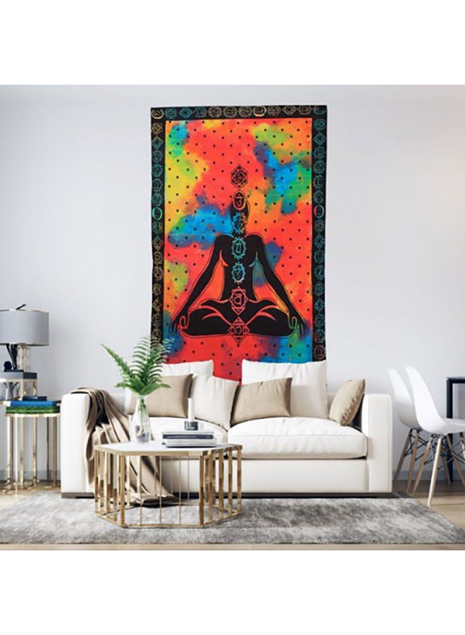 HENDI Yoga Decoration Canvas Wall Art Painting Multicolor 220x130cm - Image 1