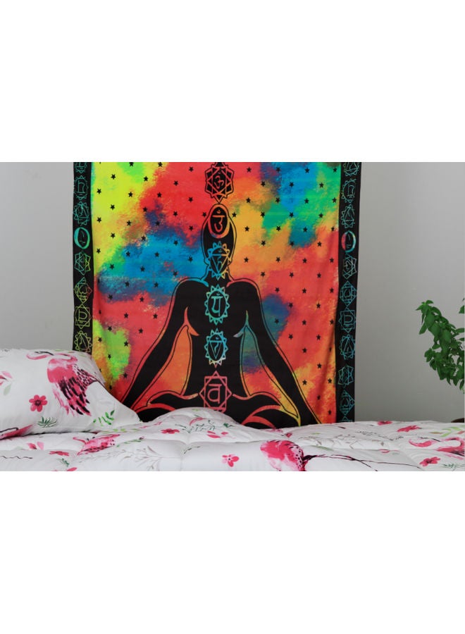 HENDI Yoga Decoration Canvas Wall Art Painting Multicolor 220x130cm - Image 2