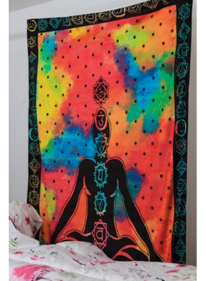 HENDI Yoga Decoration Canvas Wall Art Painting Multicolor 220x130cm - Image 3