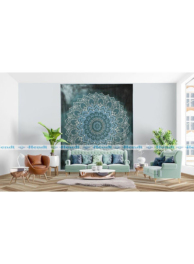 HENDI Godaveri Classic Decoration Canvas Wall Art Painting Green/Multicolor - Image 1