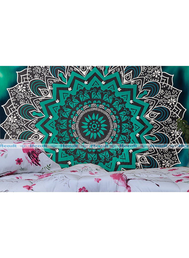 HENDI Godaveri Araba Decoration Canvas Wall Art Painting Green/Multicolor 220x200cm - Image 2