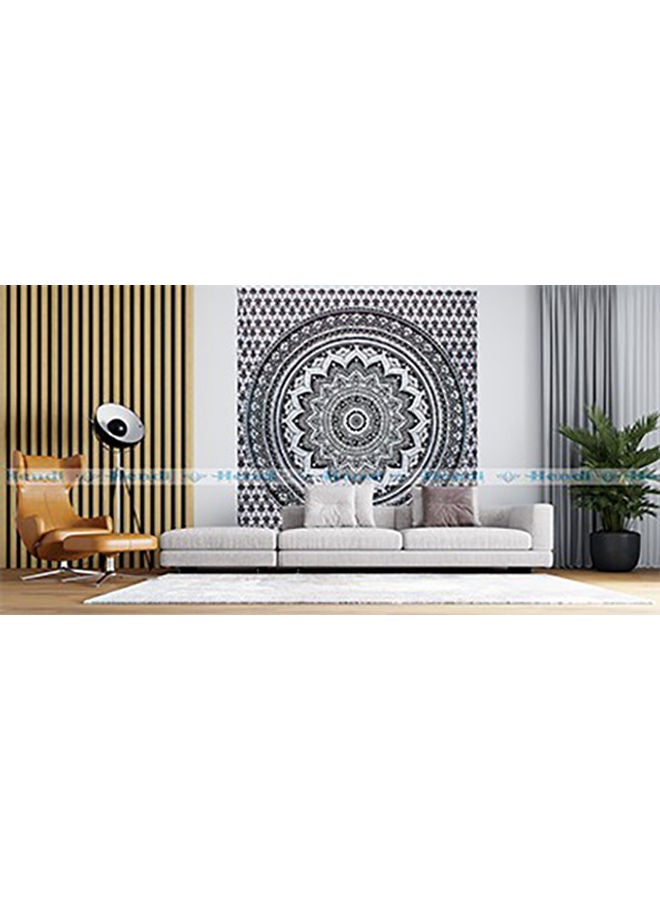 HENDI Etrenaly Classic Blackyard Decoration Canvas Wall Art Painting Black/White 220x200cm - Image 1