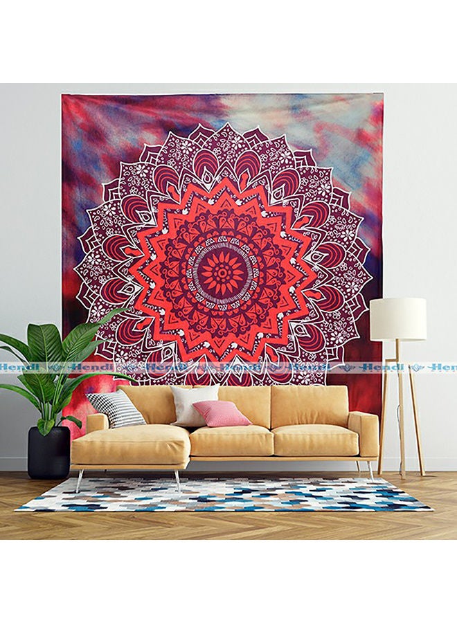 HENDI Godaveri Tight Decoration Canvas Wall Art Painting Red/Multicolor 220x200cm - Image 1
