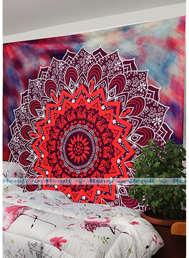 HENDI Godaveri Tight Decoration Canvas Wall Art Painting Red/Multicolor 220x200cm - Image 2