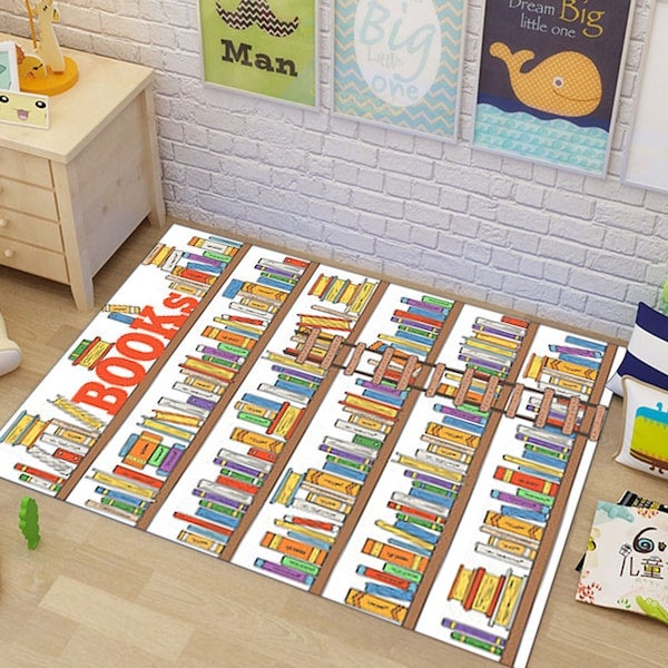 1-Piece Rectangle Anti-slip Durable Carpet Multicolour 40x60cm - Image 2