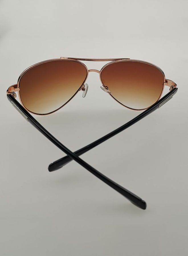 شاربدو نظارة شمسية بإطار آفياتور وعدسات واقية من الأشعة فوق البنفسجية طراز T12308 - Image 3