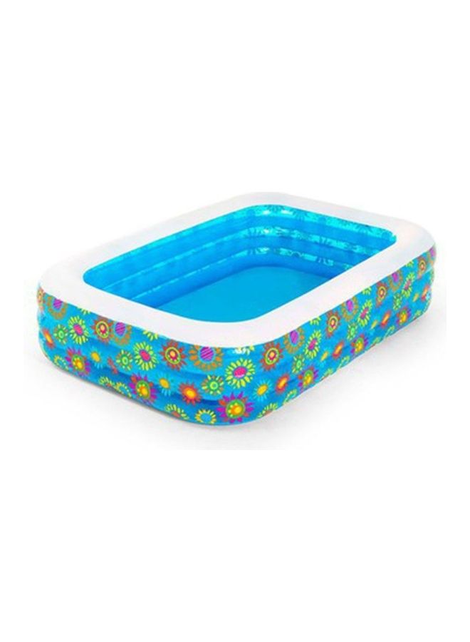 Bestway Happy Flora Kids Pool 229x152x56cm - Image 1