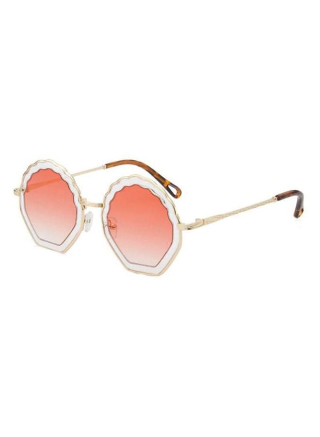 Sharpdo Women's Round Frame Sunglasses