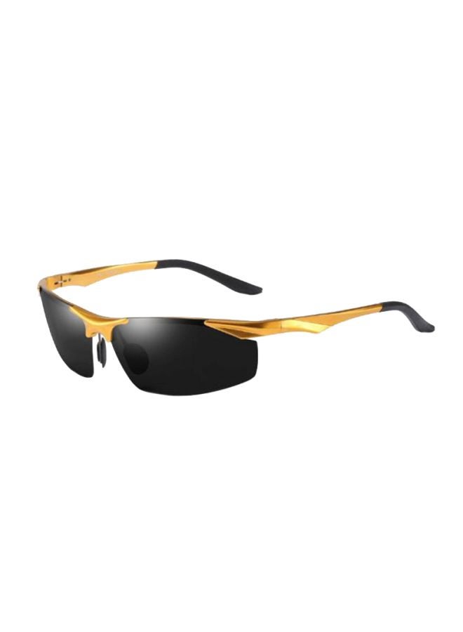 Sharpdo Men's Sport Frame Sunglasses - Lens Size: 55 mm